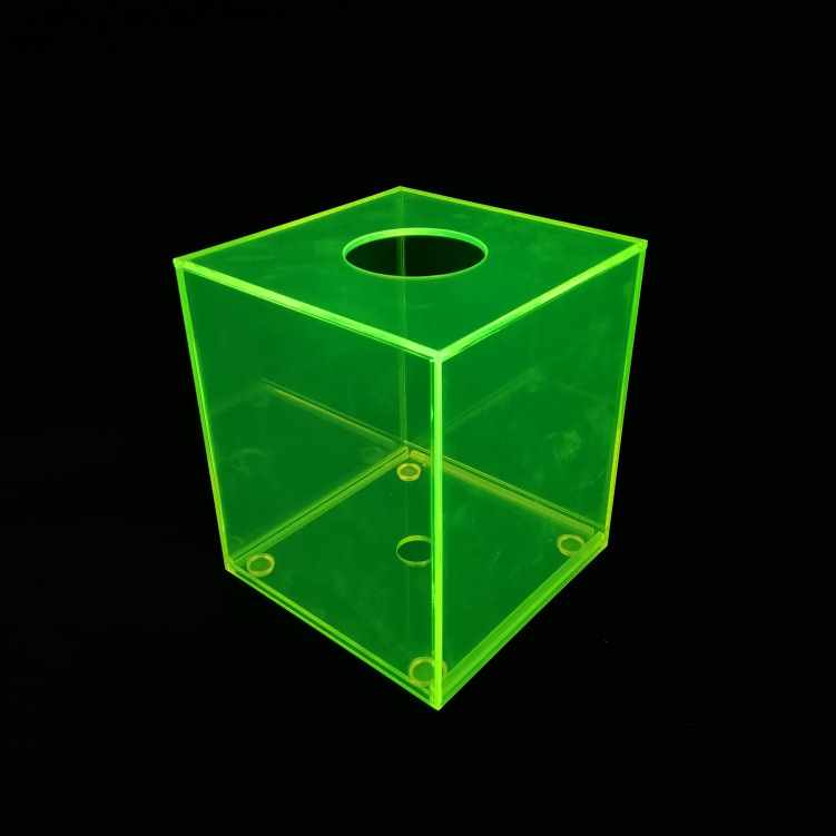 亚克力纸抽盒子 高档高品质纸巾盒 创意亚克力方形餐巾盒|ru