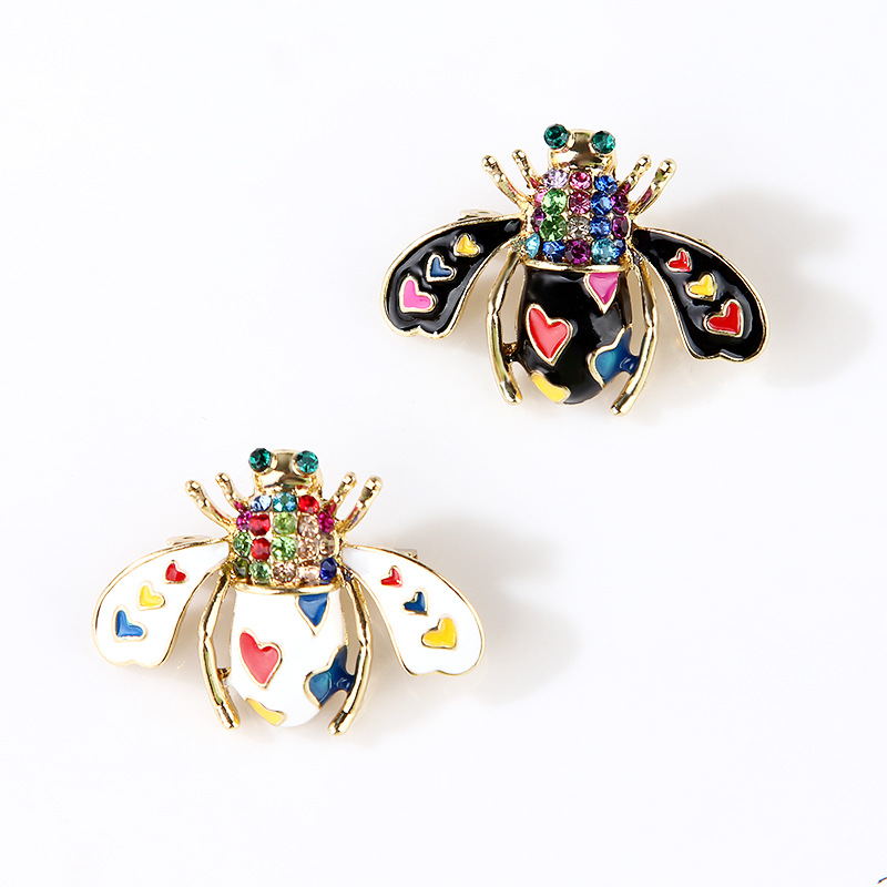 Fashion Bee Alloy Plating Artificial Rhinestones Women's Brooches display picture 3