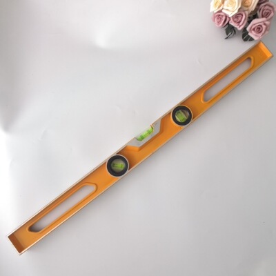 厂家批发三泡80cm精准实心铸铝水平尺无磁平仪平衡尺测量多用工具