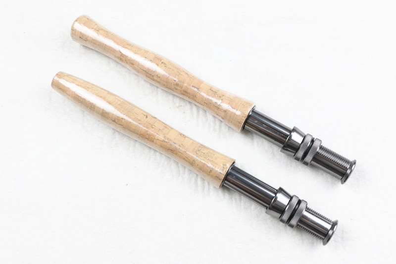 DIY hecho a mano carretera Yafei mosca varilla bolsa corcho mango más metal rueda asiento mango traje pesca varilla accesorios No. 1