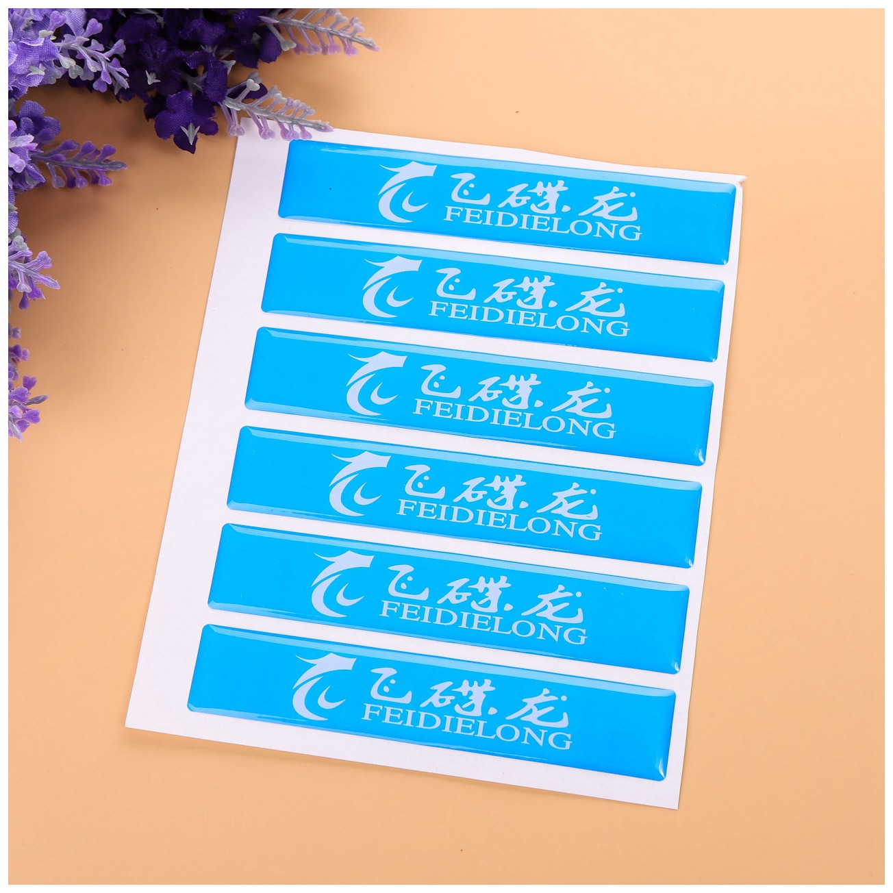 厂家水晶滴胶不干胶滴胶标牌标签胸贴车标定做 透明滴塑