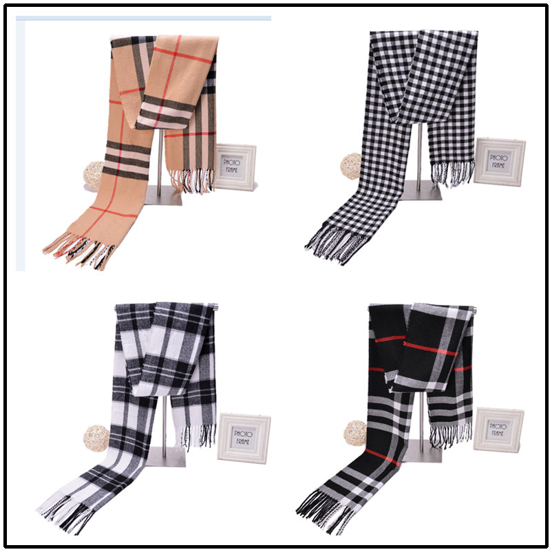 2018 new autumn and winter men's European and American imitation cashmere Ying Ying la lapse sodi scarf decoration warm factory direct sales