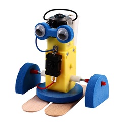 New children's science and technology small production materials educational science and education toys small invention crawling robot factory direct sales
