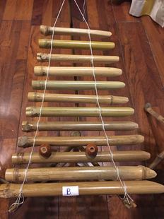 越南 敲击乐器 儿童民族 竹子 手工组装—T'rung越南竹琴(精品)-阿里巴巴