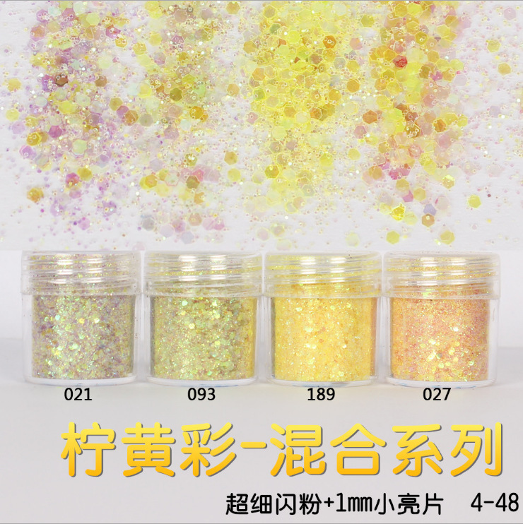 Nagel Glitzer Holografische Dekoration Flocken Glitzer DIY Nailart 3D Pailletten - Bild 12 von 28