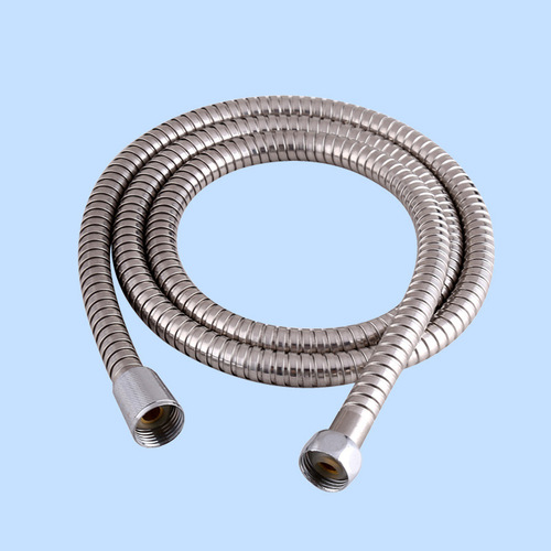 Stainless steel shower pipe, bathroom shower metal hose, DN15 brushed shower hose, manufacturer wholesale