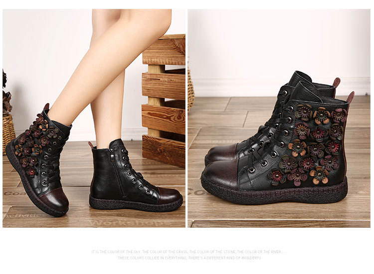 Bottes femme en En cuir - Ref 3355378 Image 22