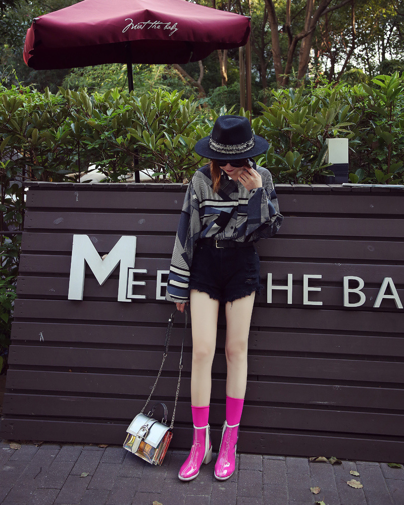 Bottes femme en PU artificiel - Ref 3354265 Image 12