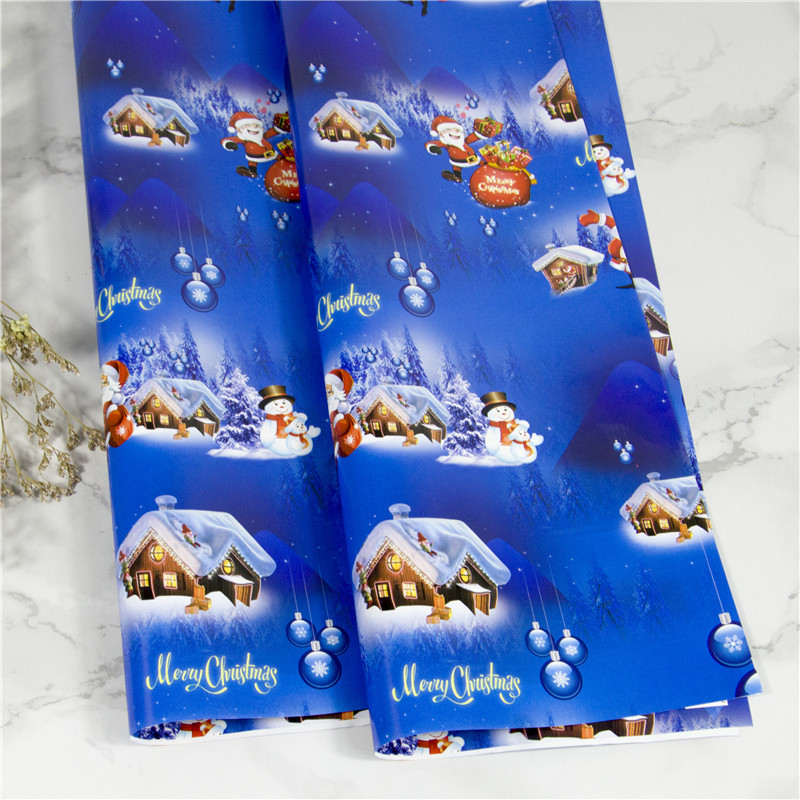Papel para Envolver Regalos de Navidad de 80g de Papel Impreso, Decorativo para Decoración Navideña y Manualidades DIY
