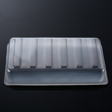 定做电子PP吸塑包装 定制新校食品托盘 乳白色PVC吸塑盒