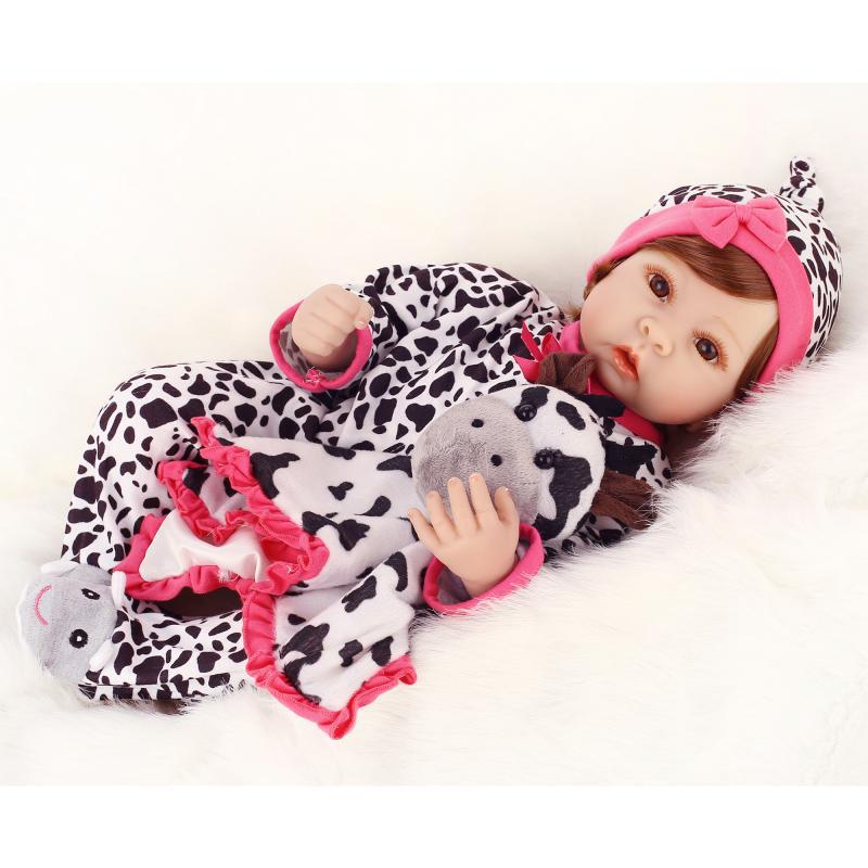 NPK nueva vaca muñeca Comercio exterior Venta caliente recomendar simulación bebé muñeca de goma suave