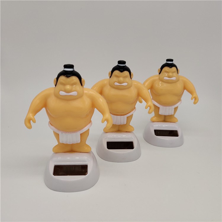 大力士摇摆件太阳能公仔摇摆日本相扑手汽车内饰摆件车饰便宜详情4