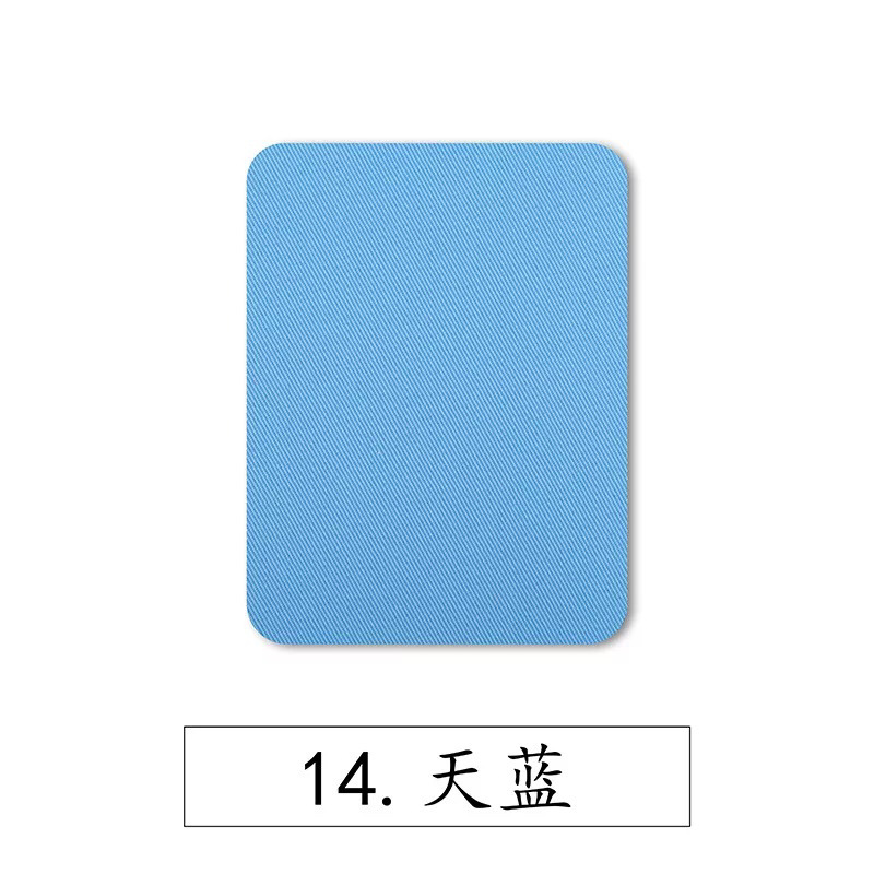 Color rectangular imitación Denim parche de planchado parche rodilla codo parche decorativo parche de tela de corte casual