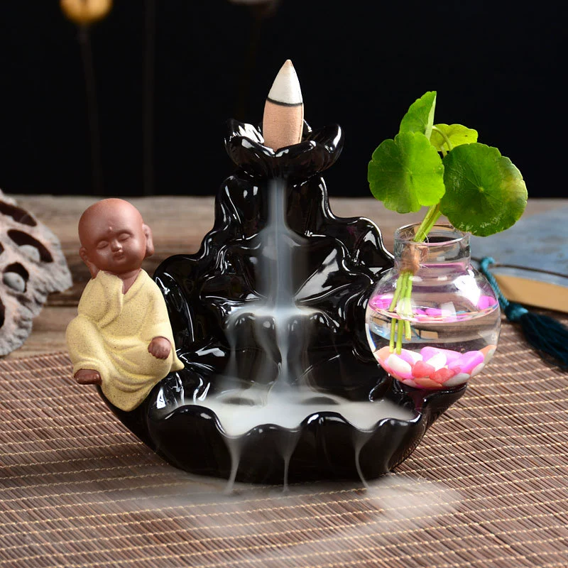 Creative Incense burner sandalwood, aroma lamp for office, scarlet wood