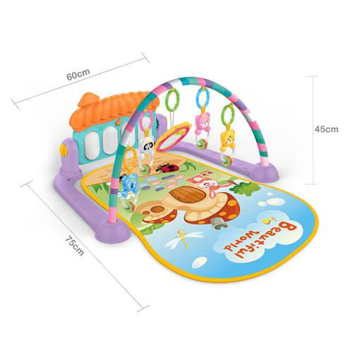 0-3 year old baby pedal piano fitness stand baby toy multifunctional early education music baby crawling mat