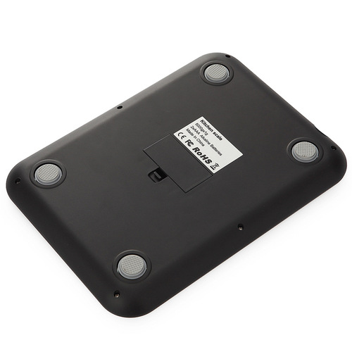 Flat stainless steel kitchen scale 5kg rechargeable small electronic scale food food weighing baking gram weighing platform scale 10kg