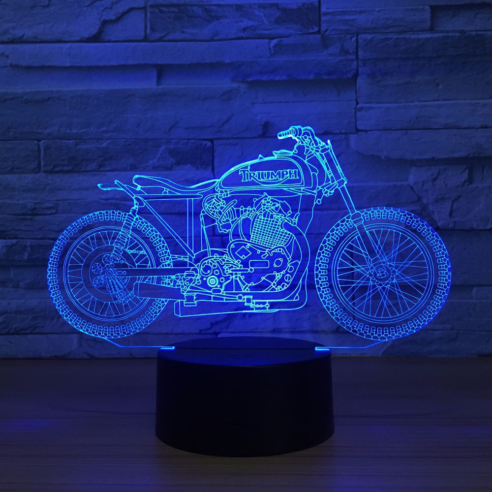 亚克力小夜灯3d立体视觉七彩