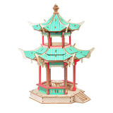 Шестиугольный деревянный реалистичный трехмерный конструктор, игрушка, DIY, делается под заказ