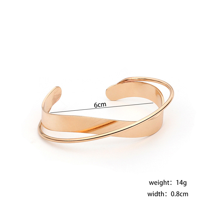 Best Seller in Europe and America Popular Ornament Open Geometric Variation Irregular Bracelet Women