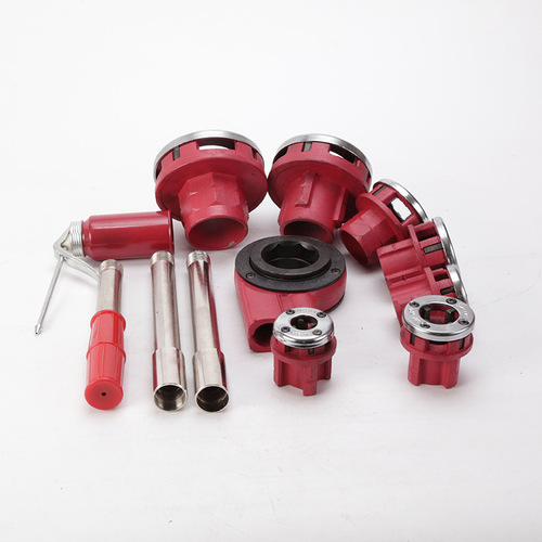 Practical and Durable 4/2 Inch Taper Pipe Threader Set with Hand Tools, Wholesale