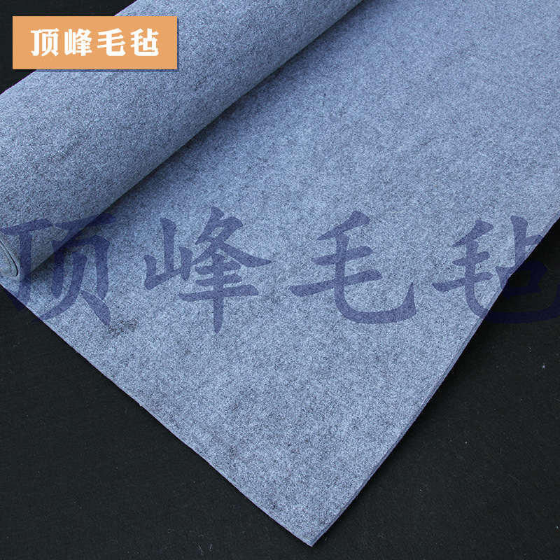 厚化纤毡厂家批发灰色厚化纤毡纤维结构紧密灰色厚化纤毡耐磨耐用