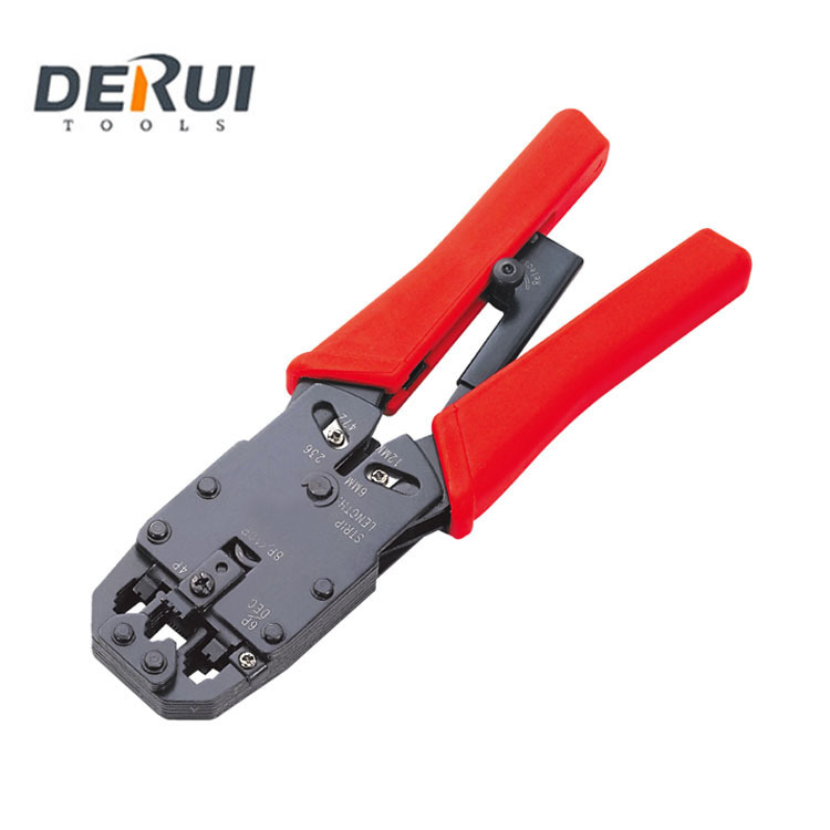 良品工具HT-2008R 电话网络水晶头压接钳 网络钳德瑞DERUI