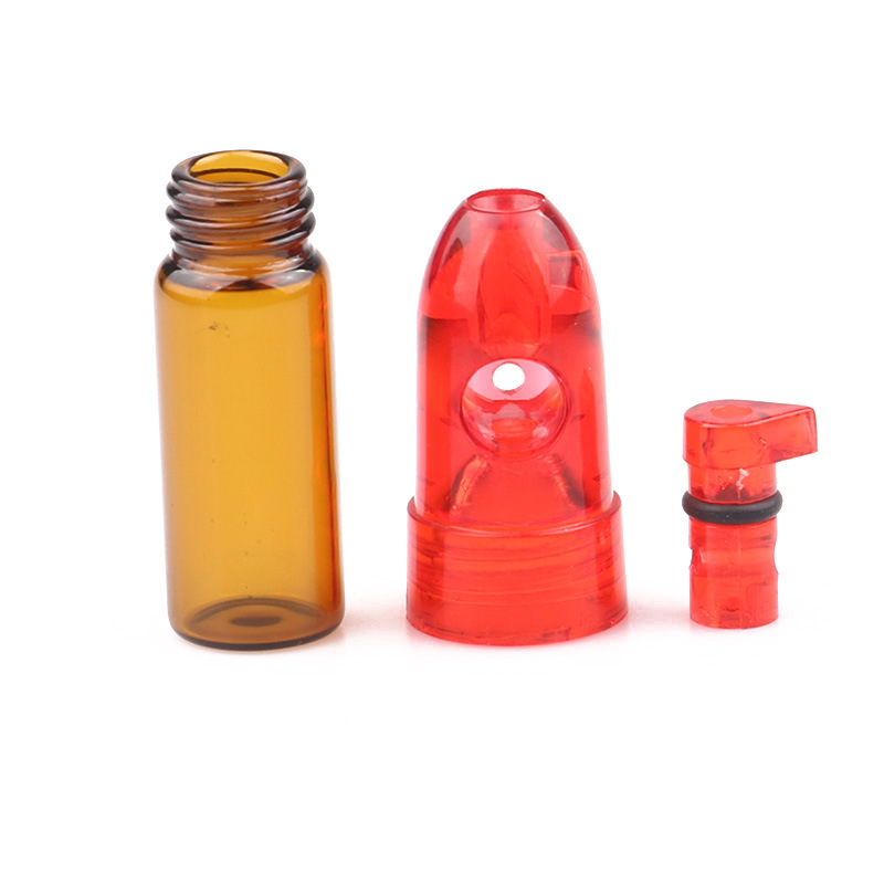 2019 Premium Aqcrylic Plastic Snuff Powder Dispenser Snorter Bullet