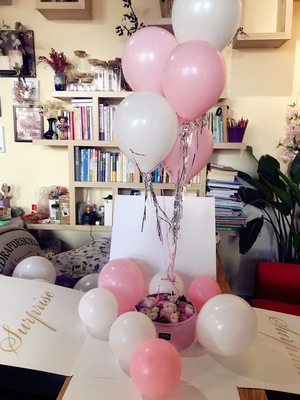 Caja de regalo con globos para TikTok, propuesta de matrimonio, confesión, cumpleaños, San Valentín, regalo sorpresa para novia, regalo festivo