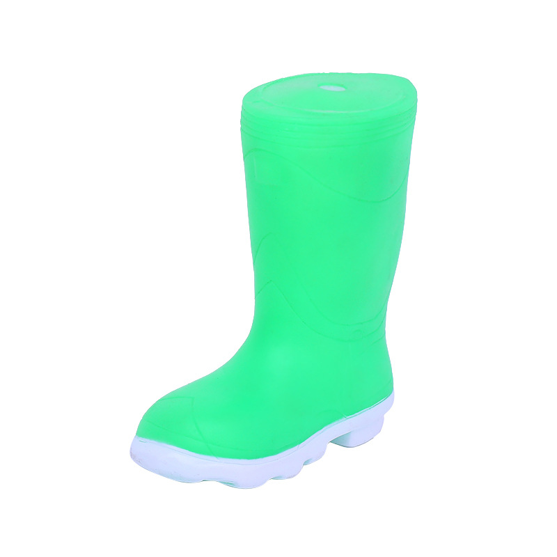 Botas de vinilo zapatos de agua para mascotas juguetes de sonido Zapatos resistentes a mordeduras juguetes para perros molares personalización al por mayor
