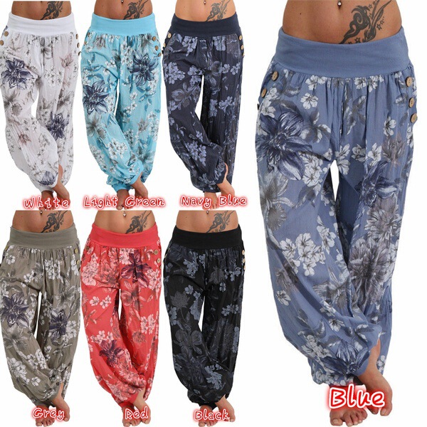 2026 Cross-Border Wish Aliexpress European and American Style Loose Printed Wide-Leg Pants Women's Casual Long Pants 2026 Cross-Border Wish Aliexpress European and American Style Loose Printed Wide-Leg Pants Women's Casual Long Pants