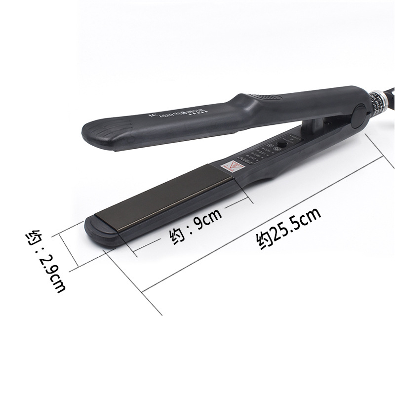 批发直销刘海直发小夹板平板电夹板五档调温内扣美发夹板2米线|ru