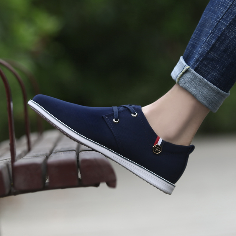 2019 new men's cloth shoes spring and summer linen canvas shoes ox tendon sole casual shoes men's versatile board shoes