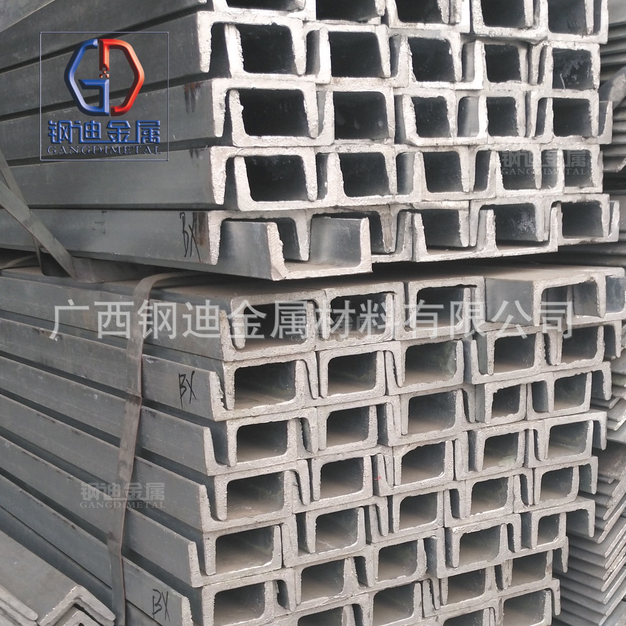 南宁 热镀锌槽钢10# 镀锌槽铁 C型钢 电力铁件 热浸镀锌  热浸锌