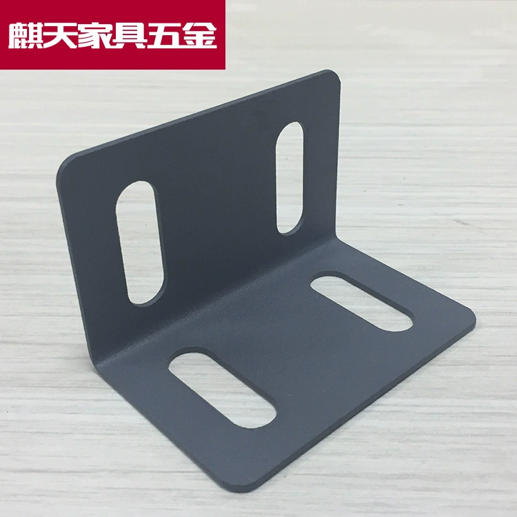 Manufacturer's direct bed corner code 8x10 four -hole bed corner code L shaped thick -angle code furniture connection fixed parts