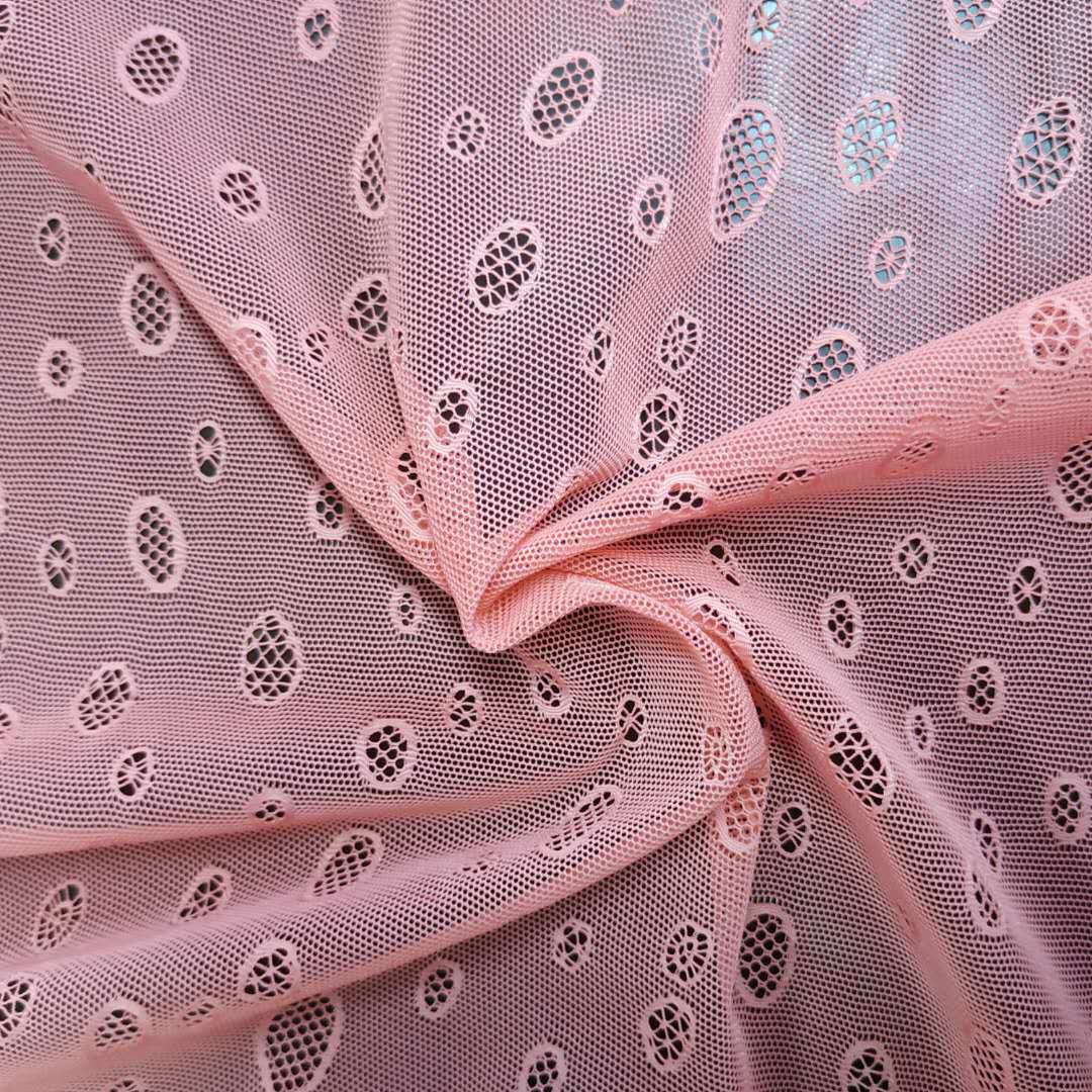 锦氨弹力蕾丝花边时装面料内衣连衣裙弹力布料性感超薄蕾丝面料