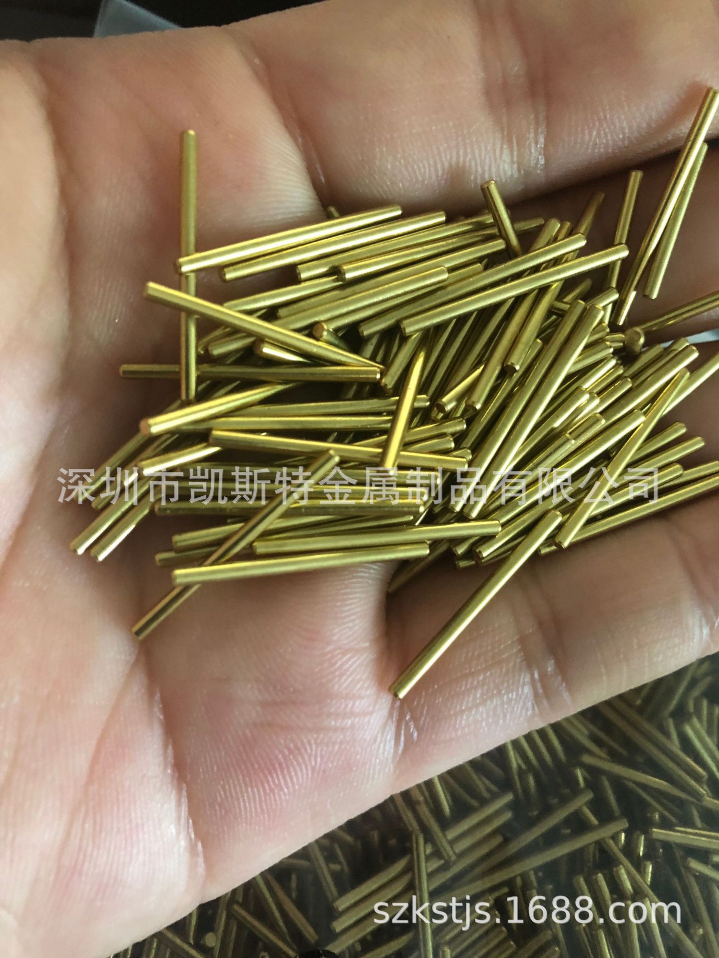 黄铜棒 1.1 1.2 1.5 2.0MM黄铜棒  可切短倒角 硬态黄铜棒 黄铜柱