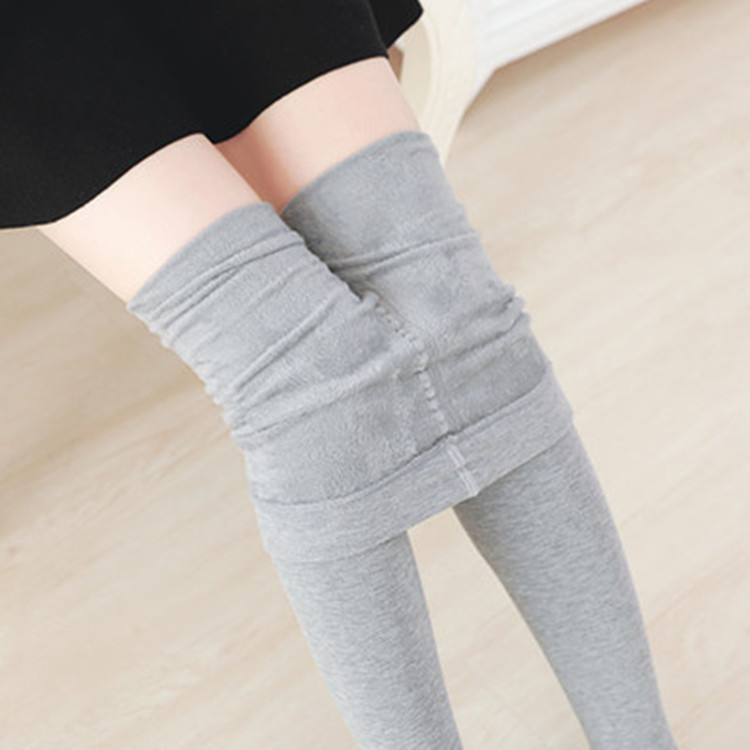 Spring and autumn season Thin hair Leggings Show thin Pantyhose pure cotton Plush Leggings Matte