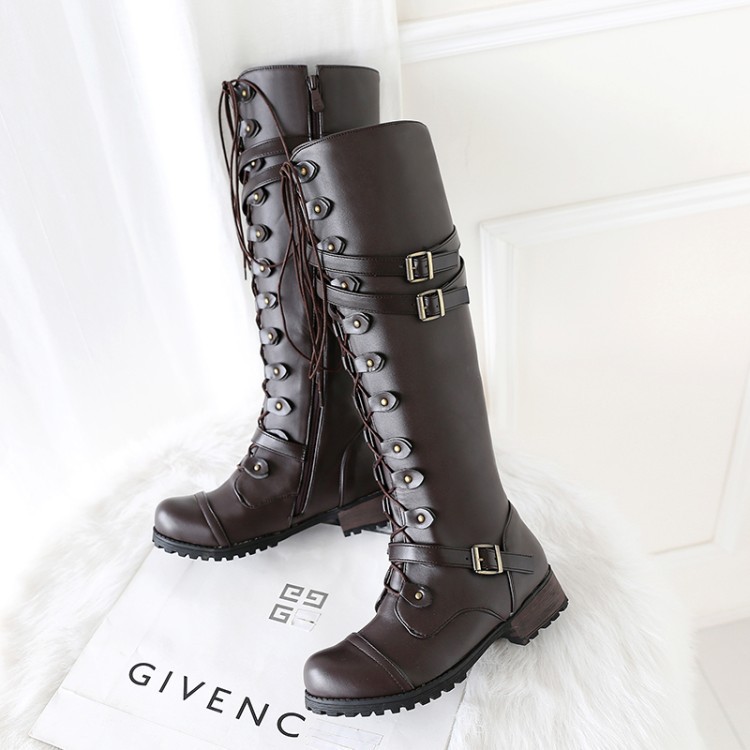 Bottes femme en PU artificiel - Ref 3354698 Image 3