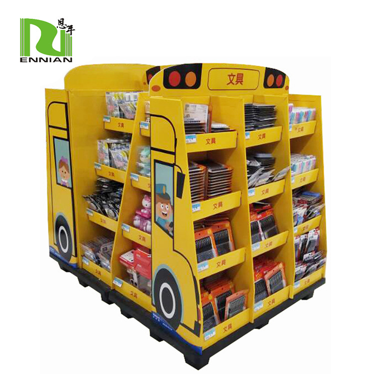 文具/玩具/食品 纸地堆 展示架