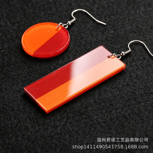 Professional wholesale custom World Cup earrings decorative earrings acrylic plate jewelry
