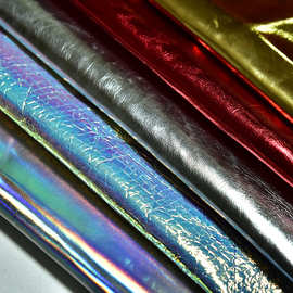 环保 多彩 金属幻彩贴膜 合成革PVC膜  大理石纹PU  镜面TPU革