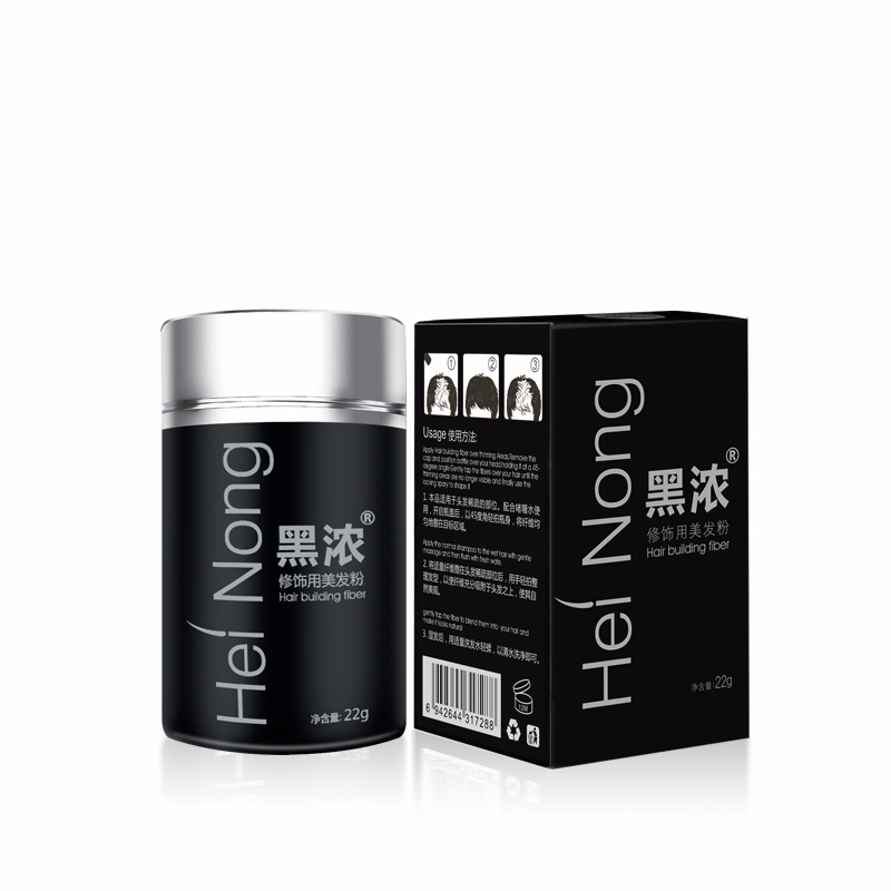 一件代发御采堂黑浓头发修饰专用密发增发纤维头发美发粉22g正品