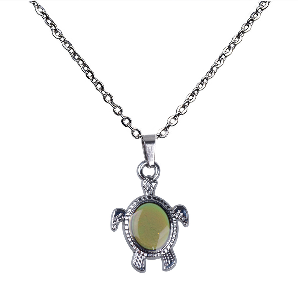 Small Turtle Stainless Steel Necklace display picture 3