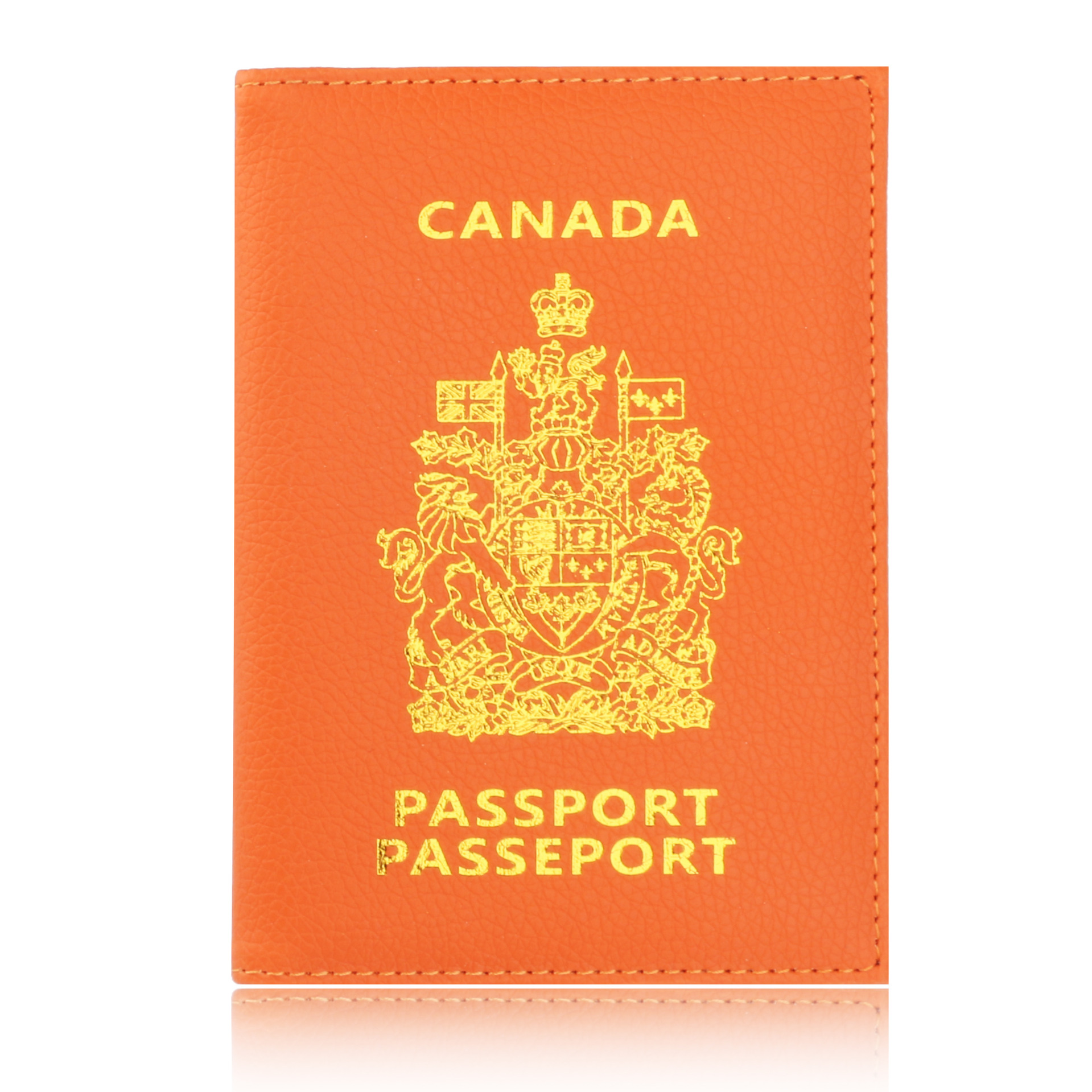 Buy quality Spot Passport Sleeve Canadian Passport Clip PU Leather