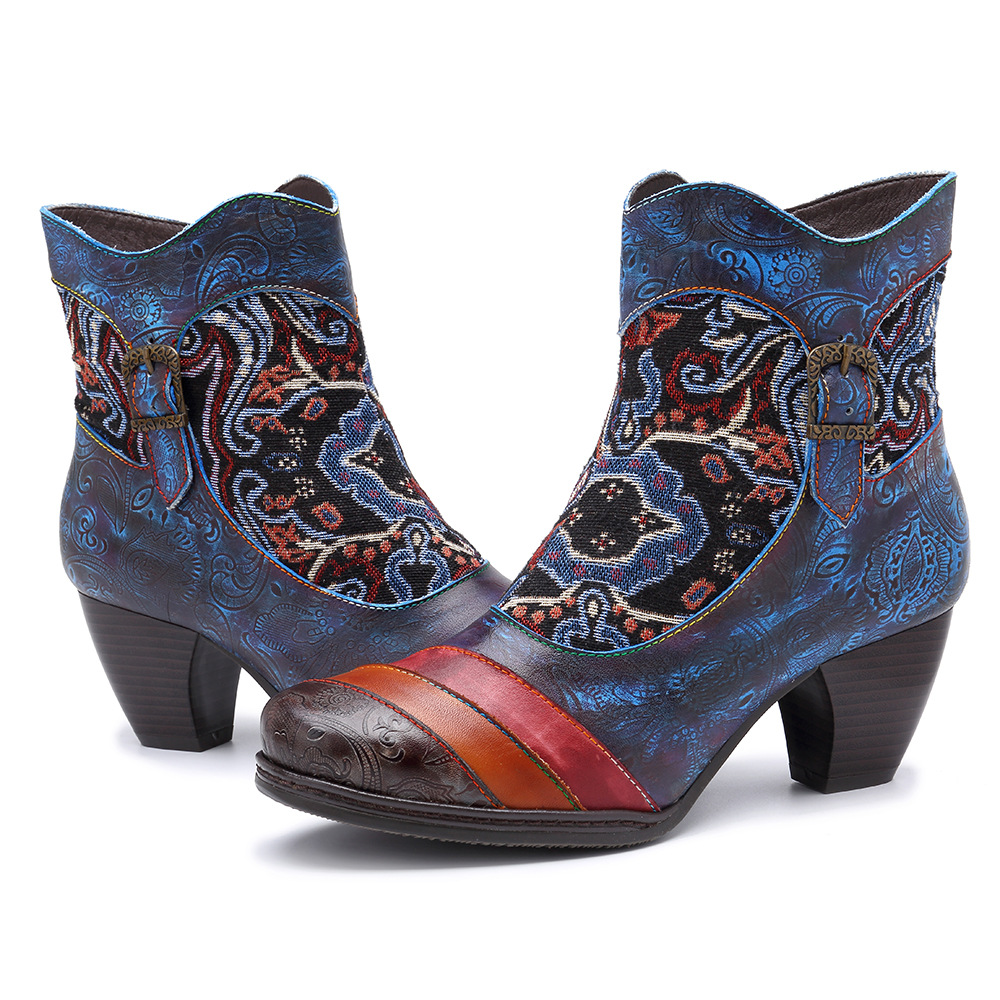 Bottes femme en En cuir - Ref 3355507 Image 11