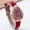 Women's watch, dial, triangle, fashionable watch strap, Korean style