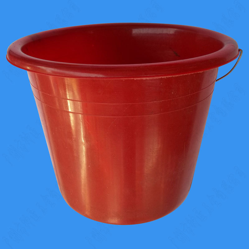 塑料桶批发5L红色无盖带提手一包150个小胶桶涂刷油漆桶|ms