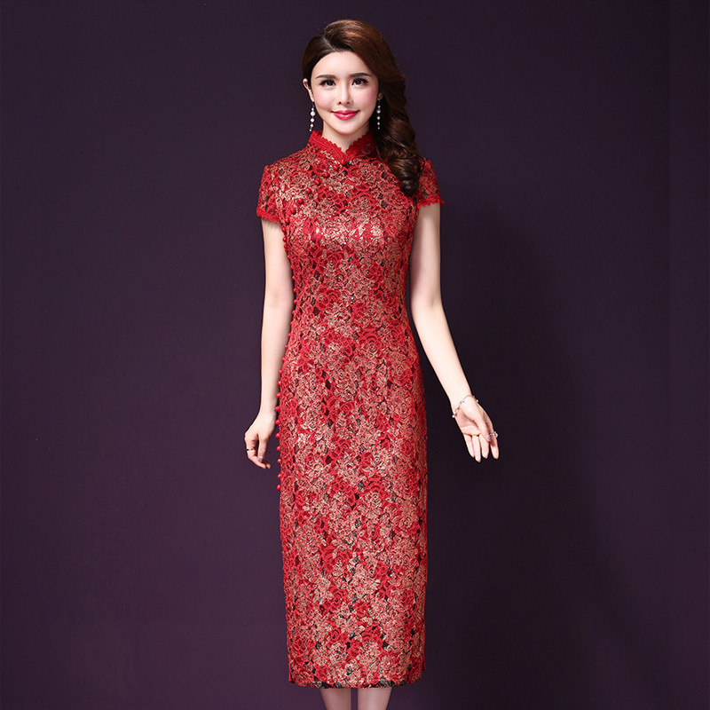 lace cheongsam