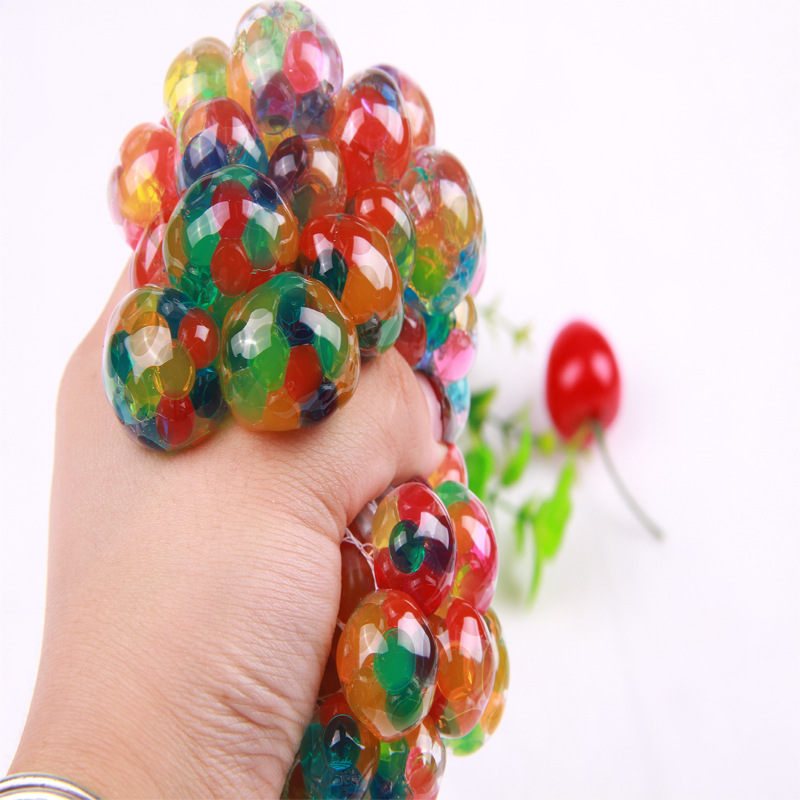 2019 new pattern crystal Grape ball Gold powder Sequins Extrusion Vent The whole person Tricky Manufactor Direct selling Explosive money Toys