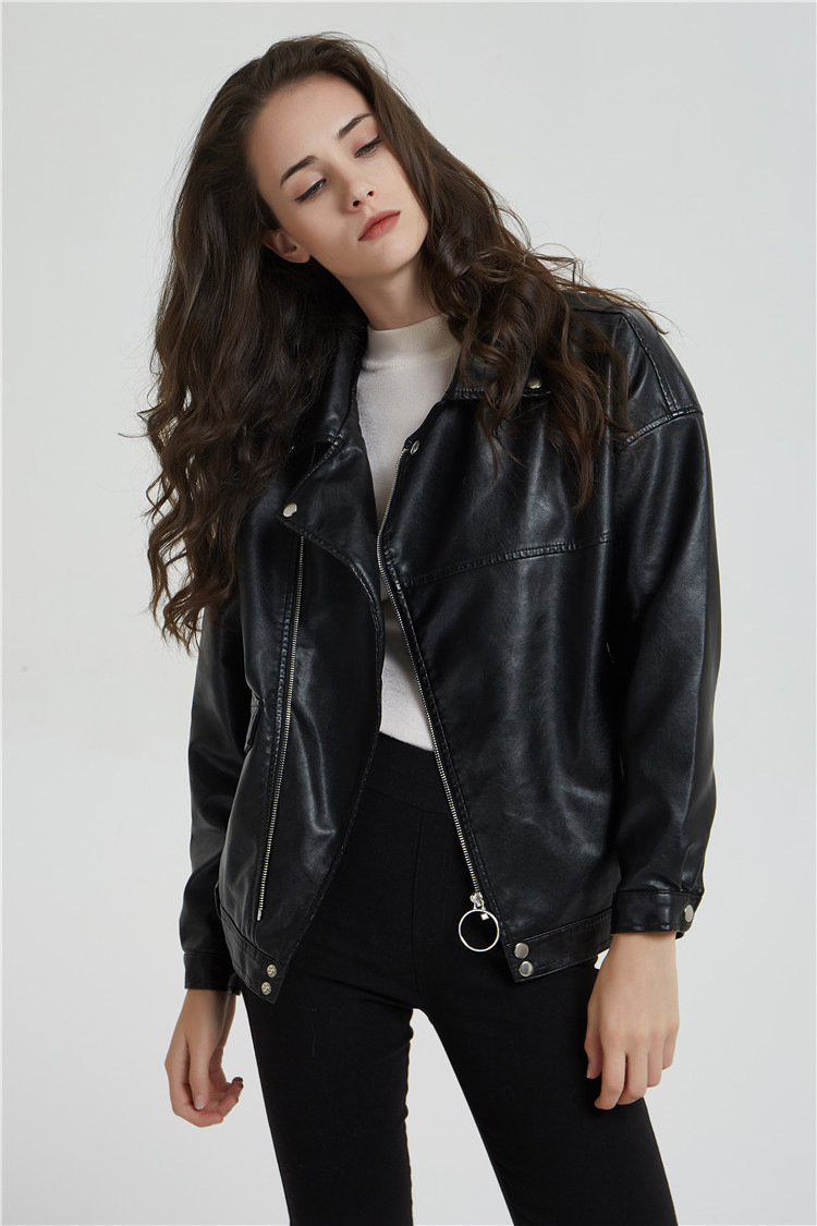 Veste cuir femme YOUKU en PU - Ref 3332294 Image 12